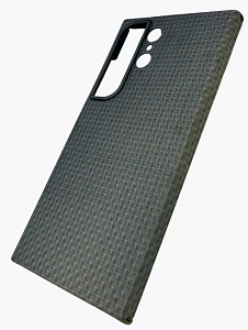 Чехол карбоновый KZDOO Keivlar для Galaxy S24 Ultra (Серый)