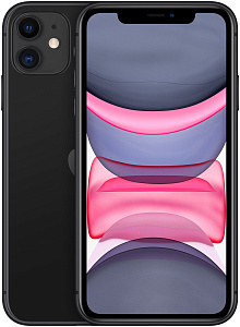 Смартфон Apple iPhone 11 64GB (64 ГБ, Чёрный, 4 ГБ, Global, nanoSim+eSim, Без Rustore)