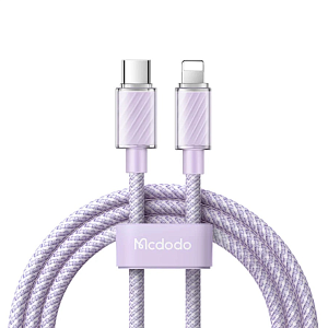 Кабель Mcdodo Type-C to Lightning Colorfull Crystal Series 1.2 m (Фиолетовый, 1.2м)