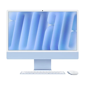 Моноблок Apple iMac 24 2024 (M4 10-Core, GPU 10-Core, 24GB, 512GB) (Синий, 24 ГБ, 512 ГБ, MD2T4)