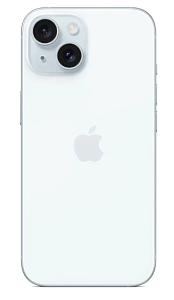 Смартфон Apple iPhone 15 128GB nanoSim+eSim (Синий, 128 ГБ, 6 ГБ, Global, nanoSim+eSim, Без Rustore)