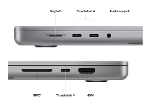 Ноутбук Apple MacBook Pro 16 2023 (M2 Pro 12-Core, GPU 19-Core, 16GB, 512GB) (16 ГБ, 512 ГБ, MNWC3, Серебристый)