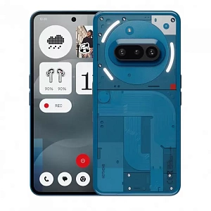 Смартфон Nothing Phone (3a) (Синий, 8 ГБ, 128 ГБ, Dual nanoSim, Global, Без Rustore)