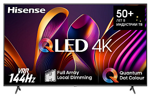 Телевизор Hisense 75E7NQ PRO (Черный, 75")