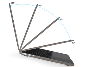Чехол накладка Gurdini на MacBook Pro 13 (Серый)