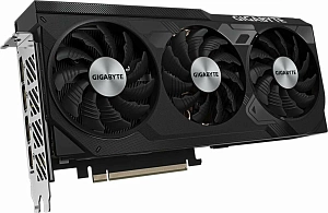 Видеокарта Gigabyte GeForce RTX 4070 Ti Super 16384Mb, Windforce OC 16 Gb (GV-N407TSWF3OC-16GD) 1xHDMI, 3xDP, Ret (Чёрный)