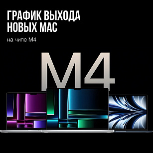 График выхода новых Mac на чипе M4! Что известно? 