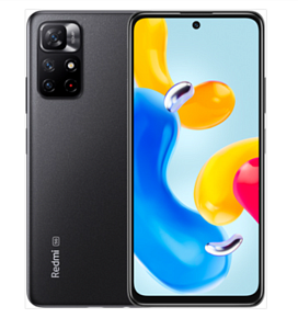 Смартфон Xiaomi Redmi Note 11S 5G 4/64GB Global (Чёрно-Серый, 4 ГБ, 64 ГБ, Global, Dual nanoSim, Без Rustore)