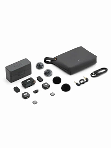 Микрофон DJI Mic 3 (2 TX + 1 RX + Charging Case) (Черный)