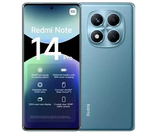 Смартфон Xiaomi Redmi Note 14 Pro 4G 8/256GB (Синий, 8 ГБ, 256 ГБ, Global, Dual nanoSim, Без Rustore)