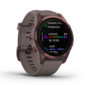 Умные часы Garmin Fenix 7s Sapphire Solar (Бронзовый)