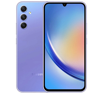 Смартфон Samsung Galaxy A34 5G 8/256GB (8 ГБ, 256 ГБ, Фиолетовый, Global, Dual nanoSim, Без Rustore)