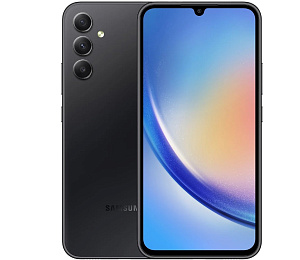 Смартфон Samsung Galaxy A34 5G 8/256GB (8 ГБ, 256 ГБ, Чёрный, Global, Dual nanoSim, Без Rustore)