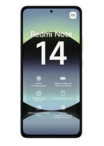 Смартфон Xiaomi Redmi Note 14 4G 8/256GB (Зелёный, 8 ГБ, 256 ГБ, Global, Dual nanoSim, Без Rustore)