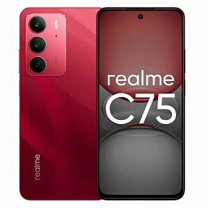 Смартфон Realme C75 (Красный, 8 ГБ, 128 ГБ, Dual nanoSim, RU, Без Rustore)
