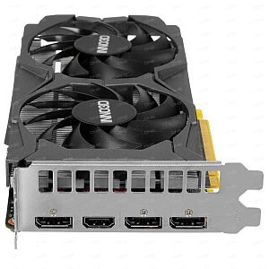 Видеокарта Inno3D GeForce GTX 1650 4096Mb, Twin X2 OC V3 (N16502-04D6X-171330N) 1xHDMI, 3xDP Ret (Чёрный)