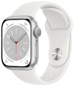 Умные часы Apple Watch Series 8 41мм (Белый S/M, 41mm, S/M)