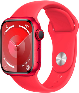 Умные часы Apple Watch Series 9 41мм (41mm, Красный, One size, Sport Band)
