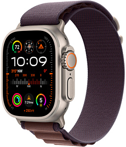 Умные часы Apple Watch Ultra 2 49 мм Titanium Case with Alpine Loop (49mm, Индиго S, S)