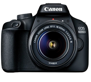 Фотоаппарат Canon EOS 4000D Kit EF-S 18-55mm f/3.5-5.6 DC III (Черный)