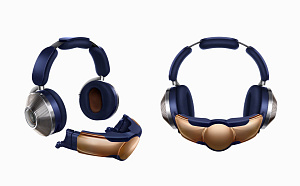 Беспроводные наушники Dyson Zone Absolute + с очистителем воздуха (Синий / Медный)