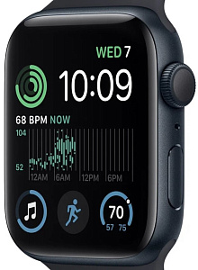 Умные часы Apple Watch SE Gen 2 40мм (2022) (40mm, Чёрный S/M, S/M)