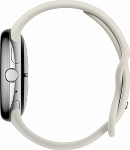 Умные часы Google Pixel Watch 3 45mm (Polished Silver/Porcelain)