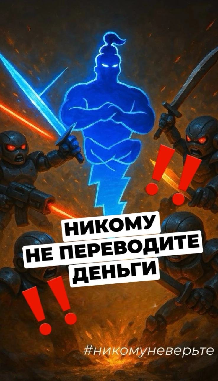 ВНИМАНИЕ! НЕ ПЕРЕВОДИТЕ ДЕНЬГИ МОШЕННИКАМ!